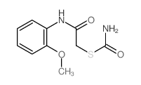 Carbamothioic acid,S-[2-[(2-methoxyphenyl)amino]-2-oxoethyl] ester picture