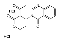 ethyl 3-oxo-2-[(4-oxoquinazolin-3-yl)methyl]butanoate dihydrochloride结构式