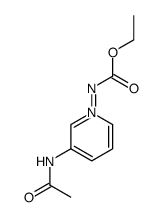 (3-acetamidopyridin-1-ium-1-yl)(ethoxycarbonyl)amide结构式