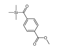 methyl 4-trimethylsilylcarbonylbenzoate结构式