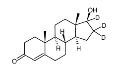 氘代睾丸酮结构式