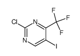 2-chloro-5-iodo-4-(trifluoromethyl)pyrimidine Structure