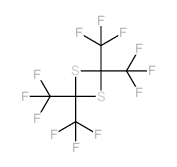 2,2,4,4-Tetra(trifluoromethyl)-1,3-dithiacyclobutane结构式