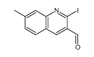 3-formyl-2-iodo-7-methylquinoline Structure