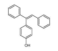 (Z,E)-1,2-DIPHENYL-1-(4-HYDROXYPHENYL)ETHENE Structure