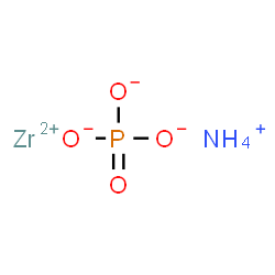 phosphoric acid, ammonium zirconium salt structure