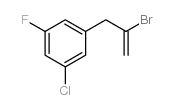 2-BROMO-3-(3-CHLORO-5-FLUOROPHENYL)-1-PROPENE结构式