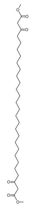 3,26-dioxo-octacosanedioic acid dimethyl ester Structure