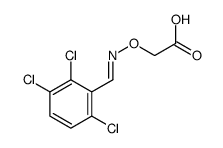 2-[(2,3,6-trichlorophenyl)methylideneamino]oxyacetic acid Structure