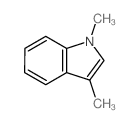 1H-Indole,1,3-dimethyl- structure