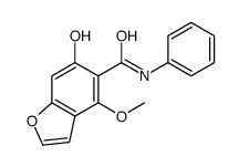 6-hydroxy-4-methoxy-N-phenyl-1-benzofuran-5-carboxamide Structure