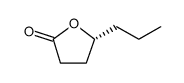 2(3H)-Furanone, dihydro-5-propyl-, (5R) Structure