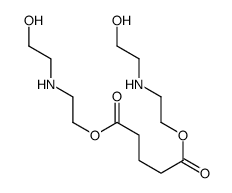 bis[2-(2-hydroxyethylamino)ethyl] pentanedioate Structure