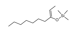 (Z)-3-(trimethylsiloxy)-2-decene Structure