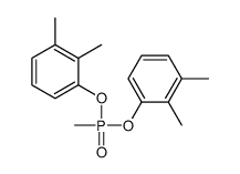 1-[(2,3-dimethylphenoxy)-methylphosphoryl]oxy-2,3-dimethylbenzene结构式