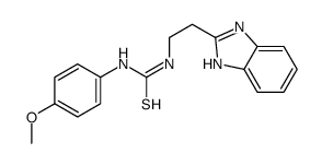 1-[2-(1H-benzimidazol-2-yl)ethyl]-3-(4-methoxyphenyl)thiourea Structure