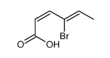 4-bromohexa-2,4-dienoic acid结构式