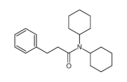 N,N-Dicyclohexyl-3-phenyl-propionamide Structure