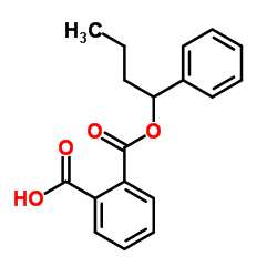 2-[(1-Phenylbutoxy)carbonyl]benzoic acid结构式