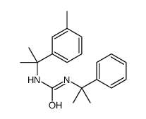 1-[2-(3-methylphenyl)propan-2-yl]-3-(2-phenylpropan-2-yl)urea结构式