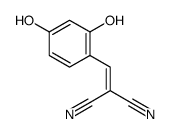 2-[(2,4-dihydroxyphenyl)methylidene]propanedinitrile Structure