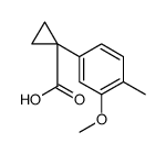 Cyclopropanecarboxylic acid, 1-(3-methoxy-4-methylphenyl)图片