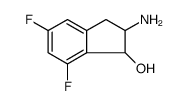 1H-Inden-1-ol, 2-amino-5,7-difluoro-2,3-dihydro结构式