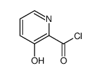 2-Pyridinecarbonyl chloride, 3-hydroxy Structure