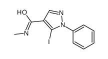 5-iodo-N-methyl-1-phenylpyrazole-4-carboxamide Structure