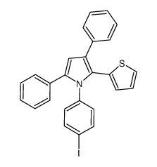 1-(4-iodophenyl)-3,5-diphenyl-2-(thiophen-2-yl)-1H-pyrrole Structure