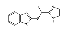 2-[1-(4,5-dihydro-1H-imidazol-2-yl)-ethylmercapto]-benzothiazole Structure