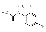 2',4'-DIFLUORO-N-METHYLACETANILIDE structure