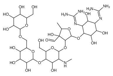 6'''-O-mannopyranosyl mannosidostreptomycin结构式