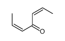 hepta-2,5-dien-4-one Structure