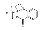 4-oxo-2a-trifluoromethyl-2,2a,3,4-tetrahydro-1H-azeto<1,2-a>quinazoline结构式