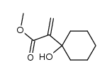 methyl 2-(1-hydroxycyclohexyl)acrylate Structure