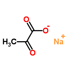 Sodium 2-oxopropanoate Structure