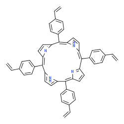 5,10,15,20-Tetrakis(4-vinylphenyl)porphyrin structure