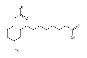 6-ethylhexadecanedioic acid结构式