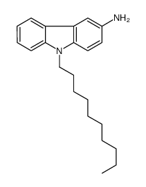 9-decylcarbazol-3-amine Structure