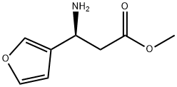 methyl (3s)-3-amino-3-(furan-3-yl)propanoate Structure