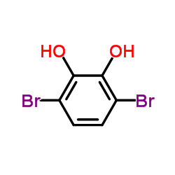 3,6-Dibromobenzene-1,2-diol structure