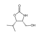 2-Oxazolidinone,4-(hydroxymethyl)-5-(1-methylethyl)-,(4R,5S)-(9CI)结构式