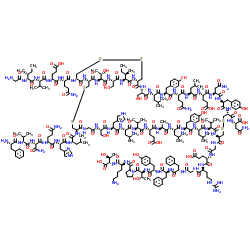 Insulin from porcine pancreas structure