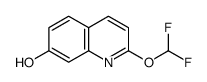 2-(difluoromethoxy)quinolin-7-ol结构式