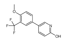 5-[4-methoxy-3-(trifluoromethyl)phenyl]-1H-pyridin-2-one结构式