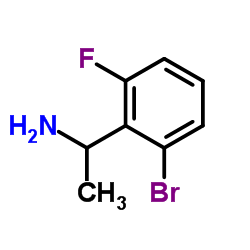 1-(2-Bromo-6-fluorophenyl)ethanamine Structure