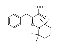 3-phenyl-2-(2,2,6,6-tetramethylpiperidin-1-yloxy)propionic acid Structure