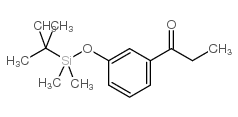 T-BUTYL-DIMETHYLSILYL-(3-PROPIONYLPHENOL) Structure