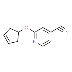 2-(环戊-3-烯-1-基氧基)异烟腈结构式